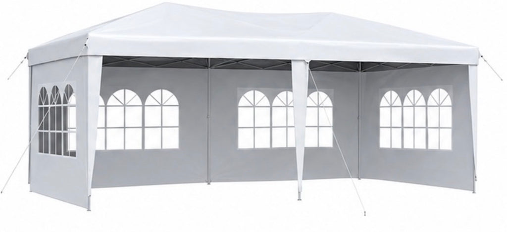 10×20 White Pop-Up Tent Rental