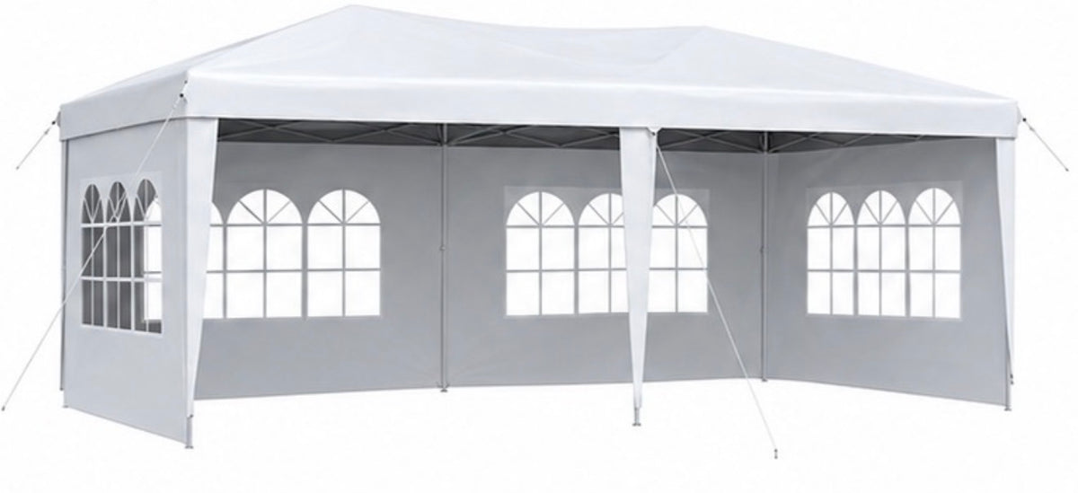 10×20 White Pop-Up Tent Rental