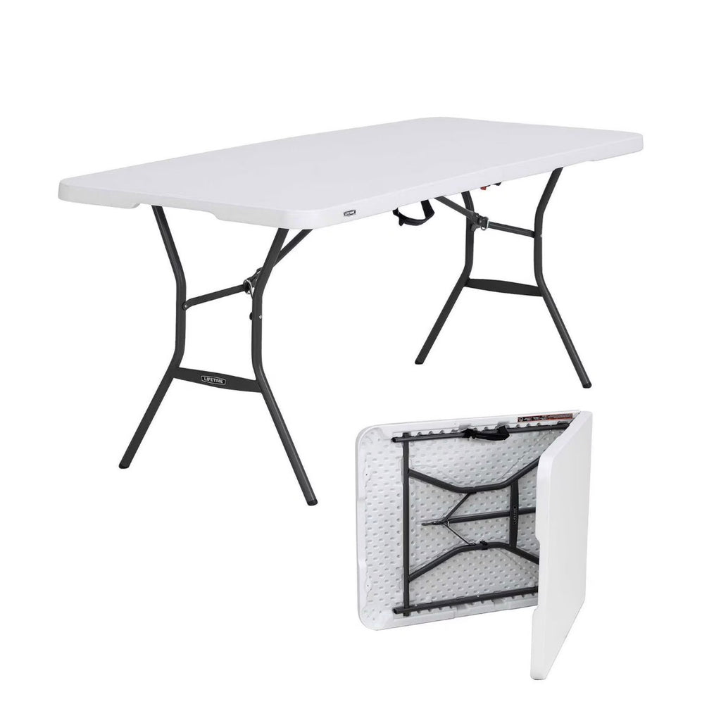 Rectangular 6-Ft Folding Table Rental